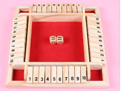 Deluxe Shut The Box Board Game